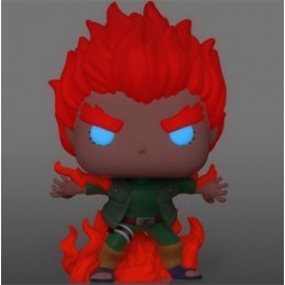 Funko Pop N°824 Naruto Might Guy (Eight Inner Gates) Glow in the Dark Exclusive Vinyl Figur