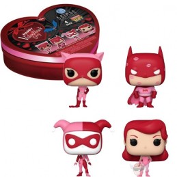 Funko Funko Pop Pocket DC Comics Valentines 4-Pack