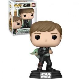 Funko Funko Pop Star Wars N°583 The Book of Boba Fett Luke Skywalker & Grogu