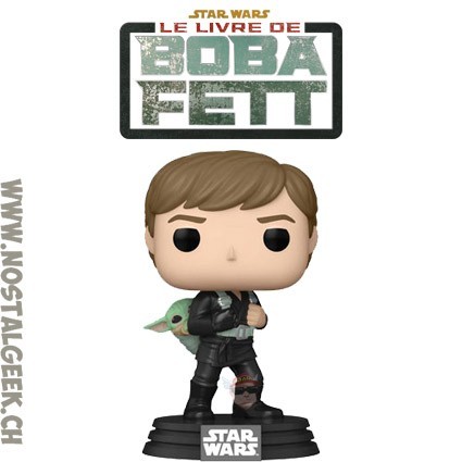 Funko Funko Pop Star Wars N°583 The Book of Boba Fett Luke Skywalker & Grogu