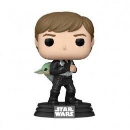 Funko Pop N°583 The Book of Boba Fett Luke Skywalker & Grogu Vinyl Figur