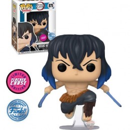 Funko Funko Pop Animation N°875 Demon Slayer Inosuke Hashibira Flocked Chase Edition Limitée