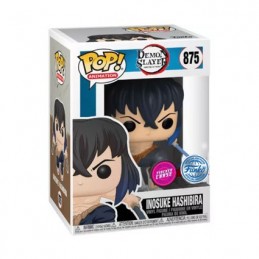 Funko Funko Pop Animation N°875 Demon Slayer Inosuke Hashibira Flocked Chase Edition Limitée