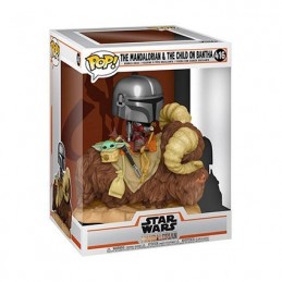 Funko Funko Pop 15 cm Star Wars N°416 The Mandalorian & The Child on Bantha Vinyl Figure