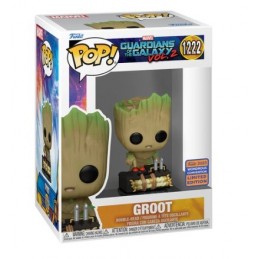 Funko Funko Pop Marvel Wonder Con 2023 N°1222 Guardians of the Galaxy Vol. 2 Groot with Bomb Edition Limitée