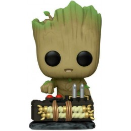 Funko Funko Pop Marvel Wonder Con 2023 N°1222 Guardians of the Galaxy Vol. 2 Groot with Bomb Edition Limitée