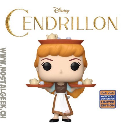 Funko Funko Pop Wonder Con 2023 Disney N°1342 Cinderella (Balancing Serving Trays) Exclusive Vinyl Figure