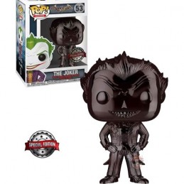 Funko Funko Pop N°53 Games Batman Arkham Asylum The Joker Black Chrome Vinyl Figure