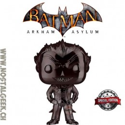 Funko Funko Pop N°53 Games Batman Arkham Asylum The Joker Black Chrome Vinyl Figure