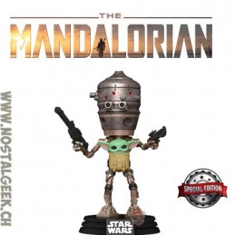 Funko Funko Pop N°427 Star Wars The Mandalorian IG-11 with The Child Exclusive Vinyl Figure