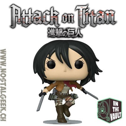 Funko Funko Pop Anime Attack on Titan Mikasa Ackerman (Action Pose) Vaulted