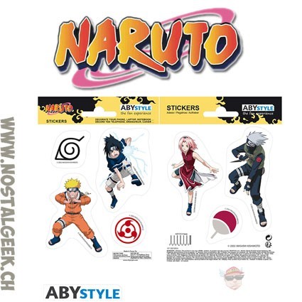 AbyStyle Naruto Mini Aufkleber Equipe 7 (16 x 11 cm)