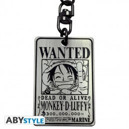 AbyStyle One Piece Keychain Wanted Luffy