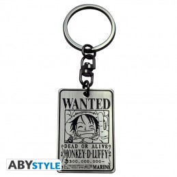 AbyStyle One Piece Keychain Wanted Luffy