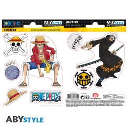 AbyStyle One piece Mini Stickers Luffy & Law (16x11cm)