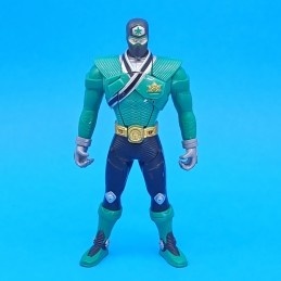 Bandai Power Rangers Super Samurai Vert Ranger Flip Head Figurine articulée d'occasion (Loose)