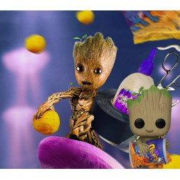 Funko Funko Pop Marvel N°1196 I Am Groot - Groot with Cheese Puffs