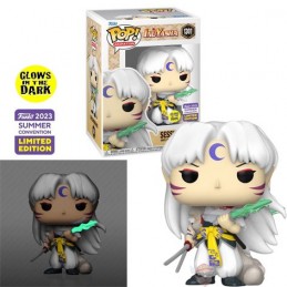 Funko Funko Pop N°1301 SDCC 2023 Inuyasha Sesshomaru Exclusive Phosphorescent Edition Limitée