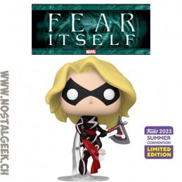 Funko Funko Pop N°1263 SDCC 2023 Marvel Fear Itself Captain Marvel (with Axe) Vaulted Edition Limitée