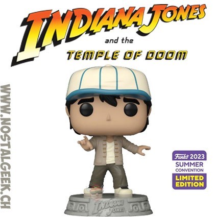 Funko Funko Pop N°1412 SDCC 2023 Indiana Jone and The Temple of Doom Short Round Edition Limitée