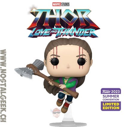 Funko Funko Pop N°1188 SDCC 2023 Thor Love & Thunder Gorr's Daughter (with Stormbreaker) Edition Limitée