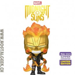 Funko Funko Pop N°1248 SDCC 2023 Midnight Suns Ghost Rider Vaulted Exclusive Vinyl Figure