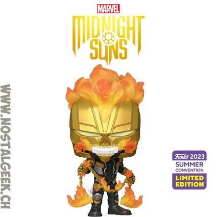 Funko Funko Pop N°1248 SDCC 2023 Midnight Suns Ghost Rider Vaulted Edition Limitée