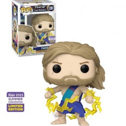 Funko Funko Pop N°1261 SDCC 2023 Thor Love & Thunder Thor (in Toga) Edition Limitée Boîte abimée