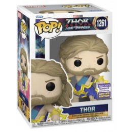 Funko Funko Pop N°1261 SDCC 2023 Thor Love & Thunder Thor (in Toga) Edition Limitée Boîte abimée