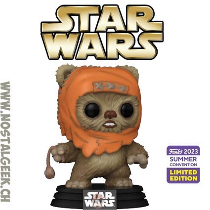 Funko Funko Pop N°631 SDCC 2023 Star Wars Wicket With Slingshot Edition Limitée