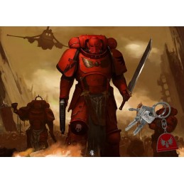 AbyStyle Warhammer 40 000 Keychain Blood Angels