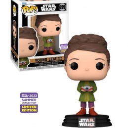 Funko Funko Pop N°659 SDCC 2023 Star Wars: Obi Wan Kenobi Young Leia with Lola Edition Limitée