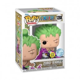 Funko Funko Pop Animation N°1288 One Piece Roronoa Zoro (Enma) Phosphorescent Edition Limitée