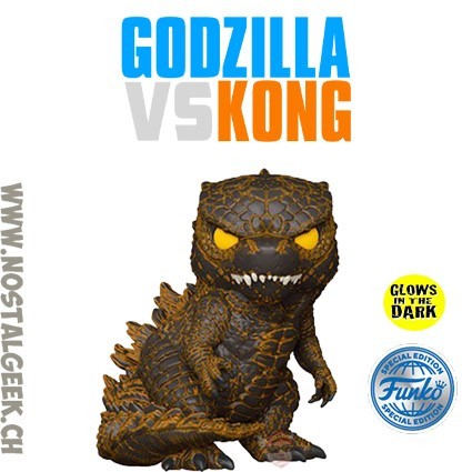 Funko Pop N°1316 Godzilla Vs Kong Burning Godzillla GITD Exclusive Vinyl Figure