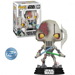 Funko Funko Pop N°646 Star Wars General Grievous with Battle Damage Exclusive Vinyl Figure