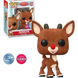 Funko Funko Pop N°1260 Rudolph The Red-Nosed Reindeer Flocked Exclusive Vinyl Figure