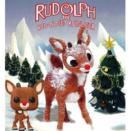 Funko Pop N°1260 Rudolph The Red-Nosed Reindeer Flocked Edition Limitée