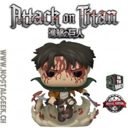 Funko Pop N°1169 Attack on Titan Battle Levi Exclusive Vaulted Vinyl Figur