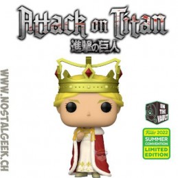 Funko Pop N°1170 SDCC 2022 Attack On Titan Queen Historia Vaulted Edition Limitée