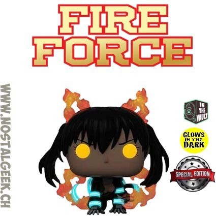 Funko Damaged Box Pop N°983 Animation Fire Force Tamaki Vaulted Exclusive Vinyl Figure