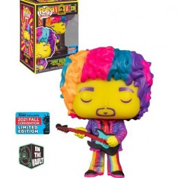 Funko Funko Pop N°239 Rocks NYCC 2021 Jimi Hendrix (Blacklight) Vaulted Edition Limitée