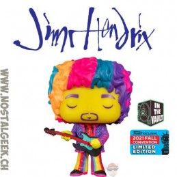 Funko Pop N°239 Rocks NYCC 2021 Jimi Hendrix (Blacklight) Vaulted Edition Limitée