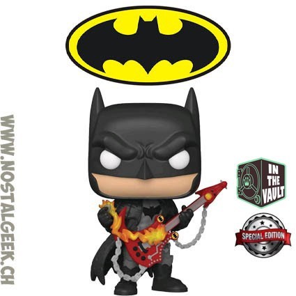 Funko Funko Pop N°381 DC Heroes Death Metal Batman (Guitar Solo) Vaulted Edition Limitée