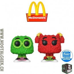 Funko Funko Pop N°Ad Icons McDonald's Fry Guys (Green & Red) (2-Pack) Vaulted Exclusive Vinyl Figures