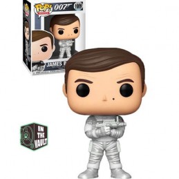 Funko Funko Pop N°1009 Movies James Bond Roger Moore From Moonraker Vaulted Vinyl Figure