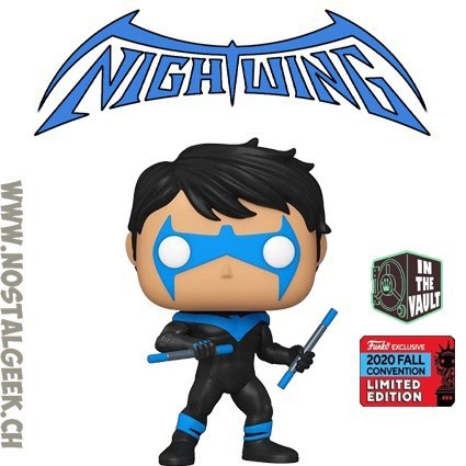 Funko Funko Pop N°364 NYCC 2020 DC Nightwing (Escrima Sticks) Vaulted Edition Limitée