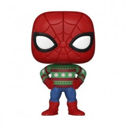 Funko Funko Pop N°1284 Marvel Holidays Spider-Man (Ugly Sweater) Vinyl Figure