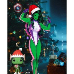 Funko Pop N°1286 Marvel Holidays She-Hulk Ugly Sweater