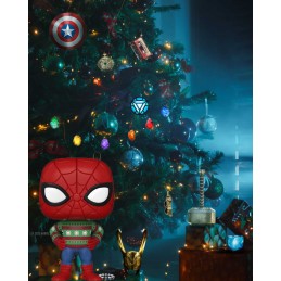 Funko Pop N°1284 Marvel Holidays Spider-Man (Ugly Sweater) Vinyl Figure