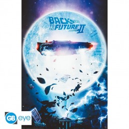 Back To the Future Poster Movie Poster (91.5x61cm) Flying DeLorean